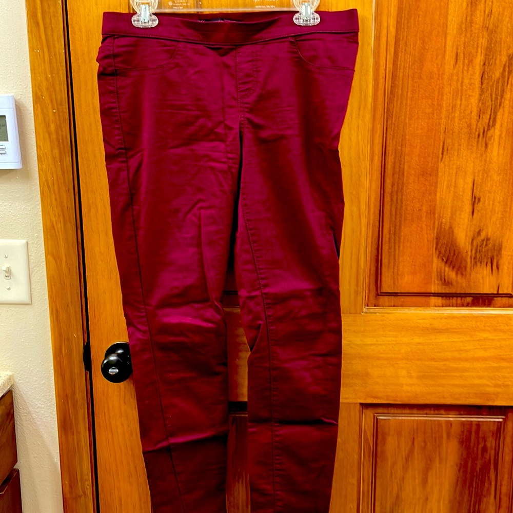 NoBo Burgundy Skinny Pants